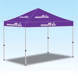 10ftx10ft Personalized Tent Canopy Graphics - 1Color