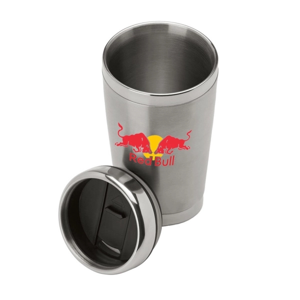 16 OZ. DOUBLE WALL STAINLESS STEEL TRAVEL TUMBLER - Image 2