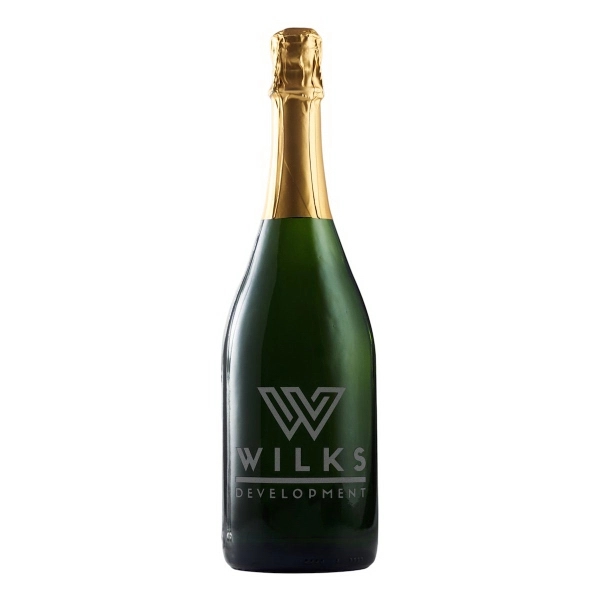 Etched CA Champagne Sparkling Wine - Image 2