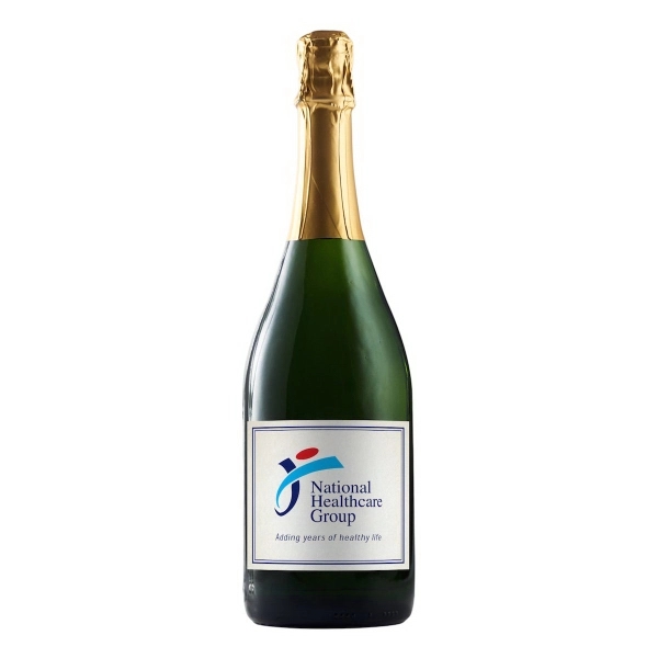 Non-Alcoholic Sparkling Grape Juice with Custom Label - Image 2
