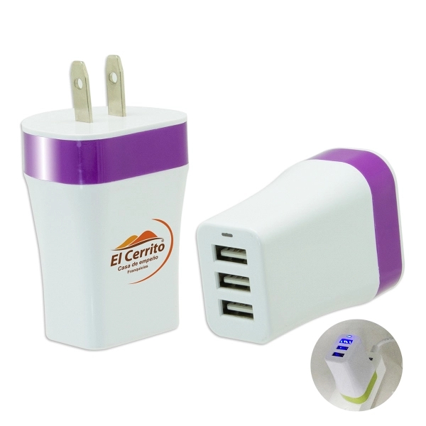 Eclipse Wall Charger - Purple - Image 1