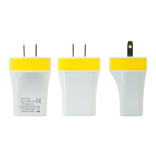 Eclipse Wall Charger - Yellow - Image 2