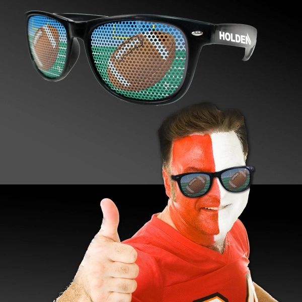 Football Novelty Billboard Sunglasses - Image 1