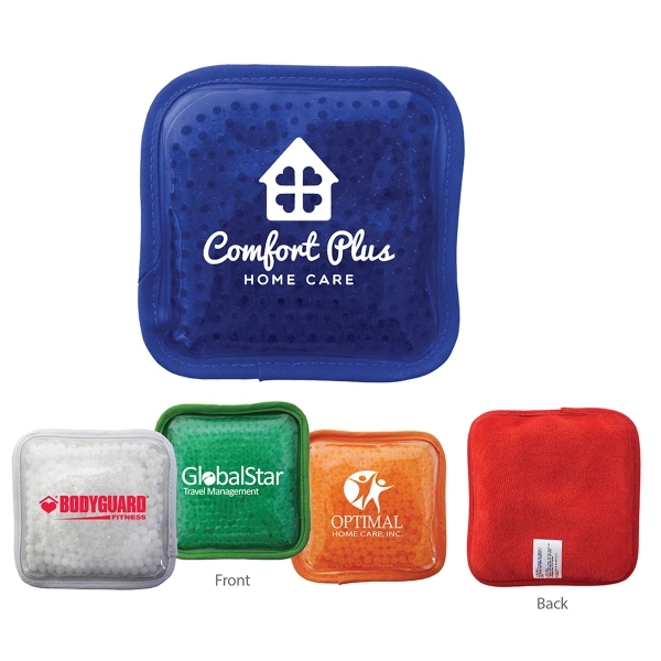 Plush Square Gel Bead Hot/Cold Pack - Image 1