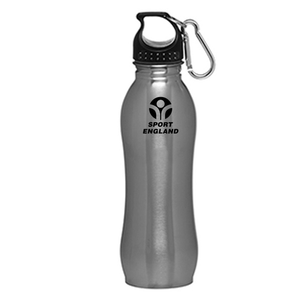 20 oz Curve Stainless Steel Water Bottle - Image 4