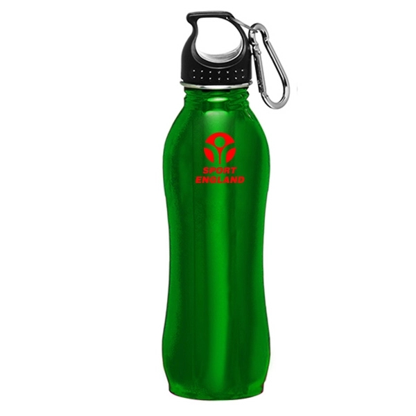 20 oz Curve Stainless Steel Water Bottle - Image 5