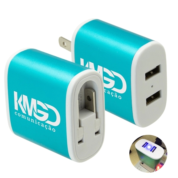 Toucan Wall Charger - Blue - Image 1