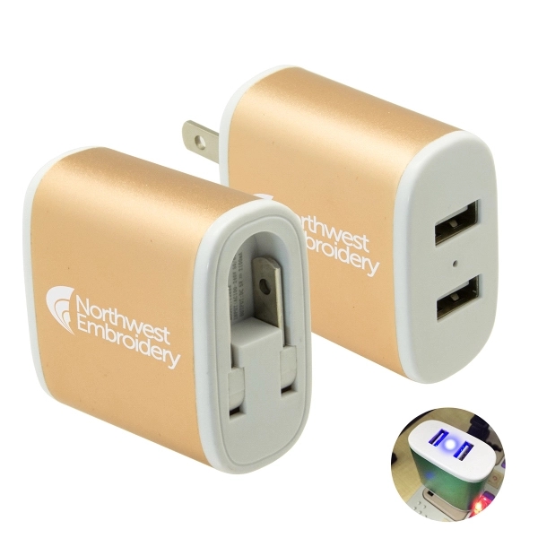 Toucan Wall Charger - Gold - Image 1