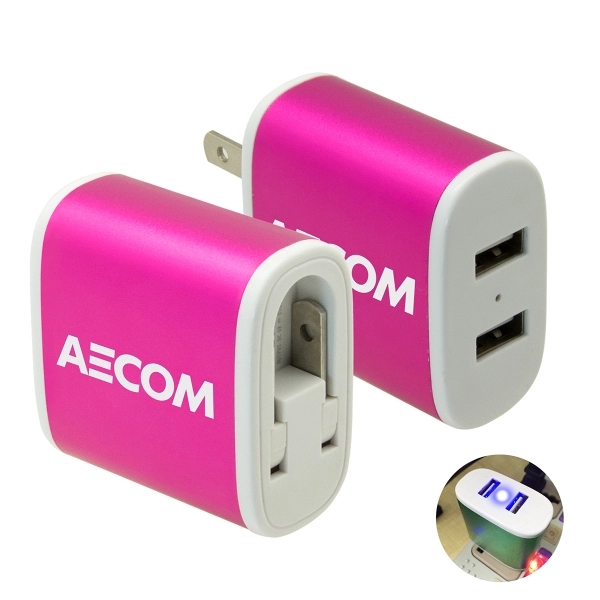 Toucan Wall Charger - Magenta - Image 1