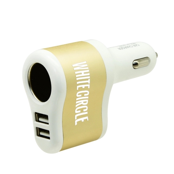 Clone Car Charger - White/Gold - Image 1
