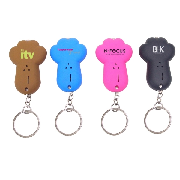 Cat paw light-up keychain with sound - Image 3