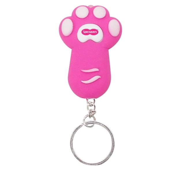 Cat paw light-up keychain with sound - Image 5