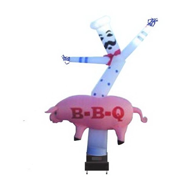 15ft Chef BBQ Pig Wavy Tube Dude With 18" High Power Fan