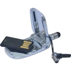 USB Clamshell Stylus Flash Drive