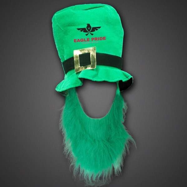 St. Patrick's Day Hat with Green Beard - Image 1