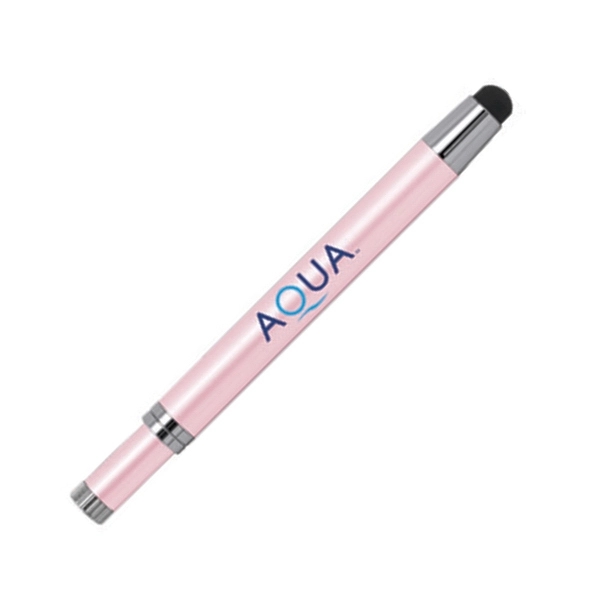 Touch-Screen Soft Stylus Ballpoint Pen - Pink