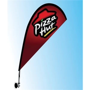 Suction Cup Window Flag - Single Sided