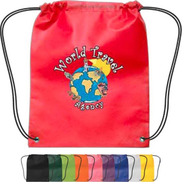 Small Non-Woven Drawstring Backpack - Image 1