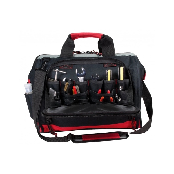 Deluxe Poly Tool Bag with Shoulder Strap - Image 4