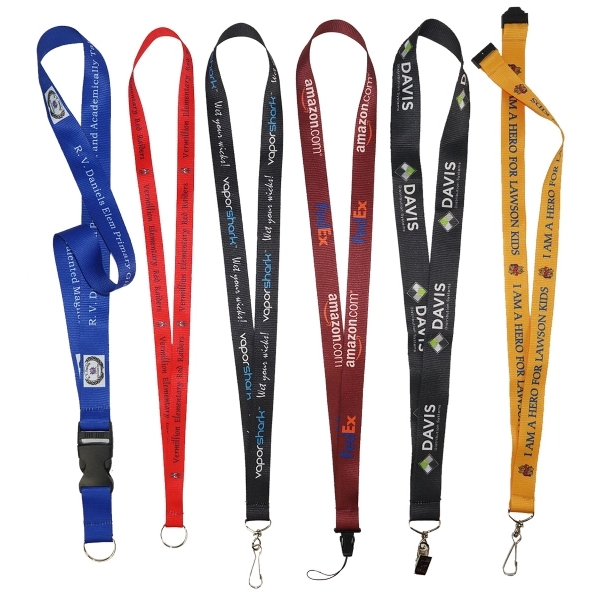 Polyester Full Color Sublimated Lanyard ID Badge Holder - Image 7