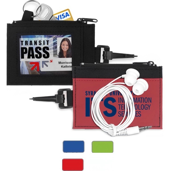 ZipTune ID Mobile Tech Earbud Kit in Travel ID Wallet - Image 10