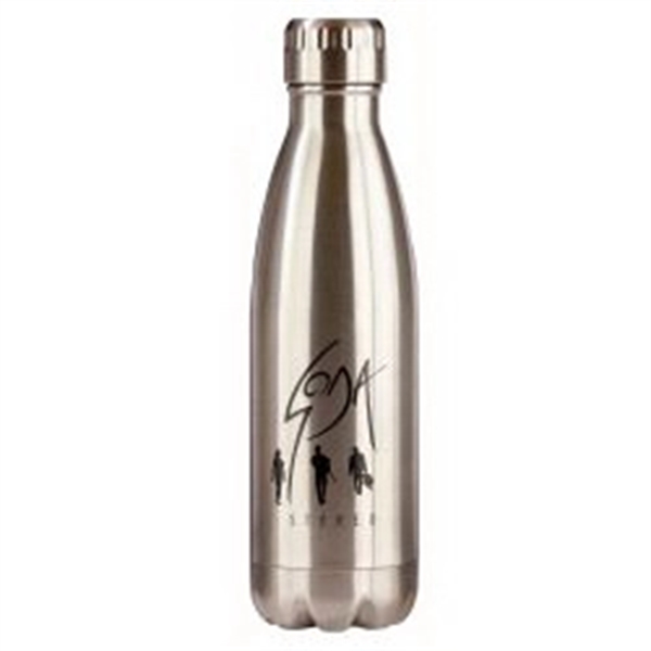 16 oz Double Wall Stainless Steel Vacuum Bottle - Image 1