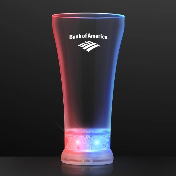 Red, White & Blue LED Pilsner Glass - Image 1