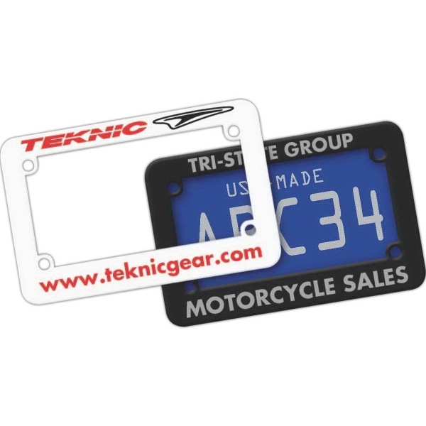 USA License Plate Frame - Motorcycle - Image 1