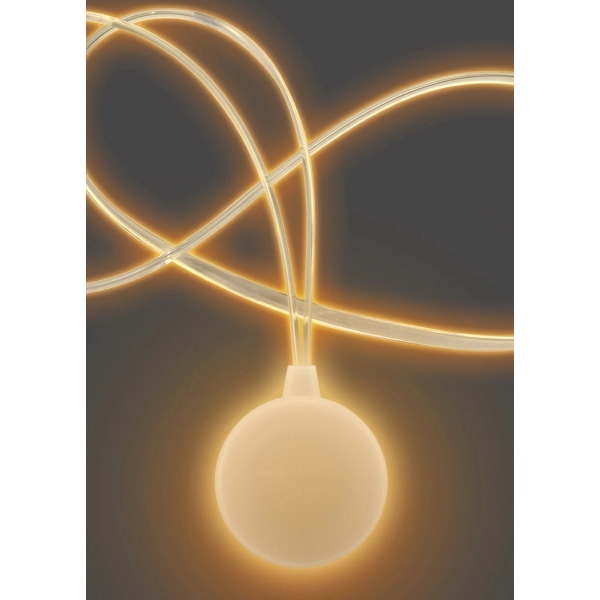 Dual LED Lighted Necklace -- Illuminated Charm and Lanyard - Image 7