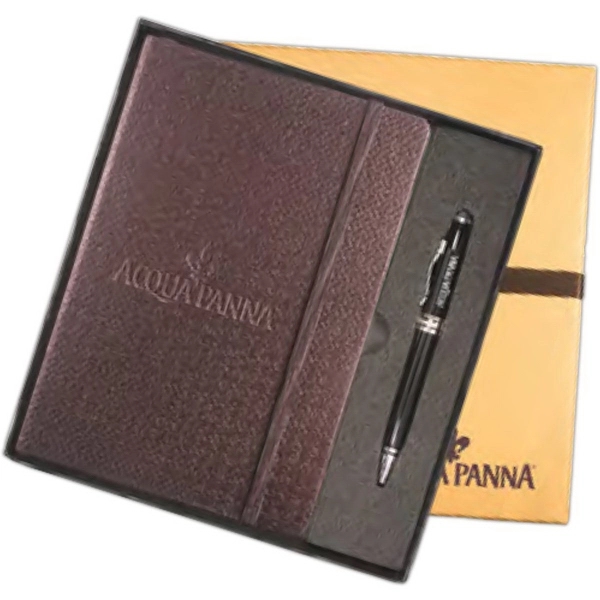 Textured Tuscany™ Journal & Executive Stylus Pen Set - Image 2