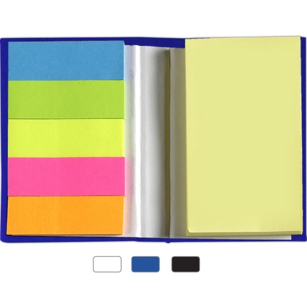 Atherton Compact Sticky Notes and Flags Notepad Notebook - Image 9