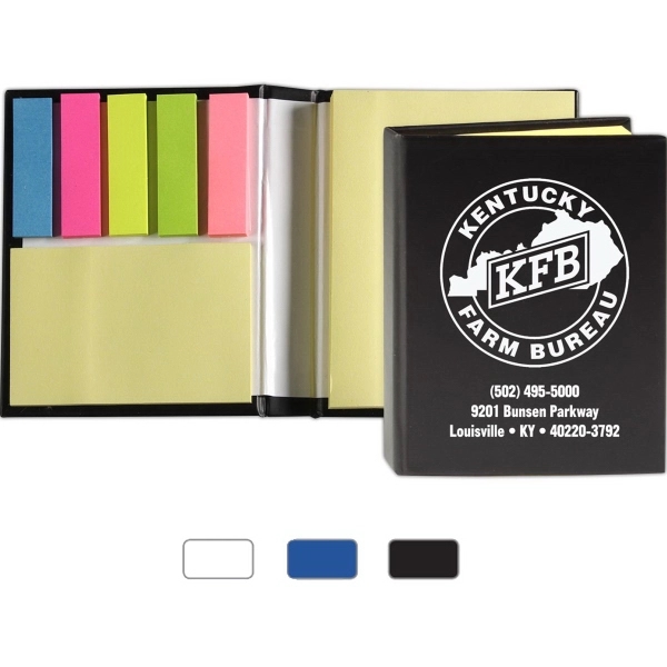 Full Size Sticky Notes and Flags Notepad Notebook - Image 9