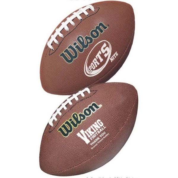 Wilson® Premium Composite Leather Football - Image 1