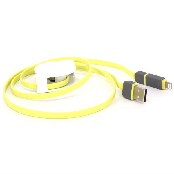 Ascot - Retractable flat universal USB charging cable. - Image 5