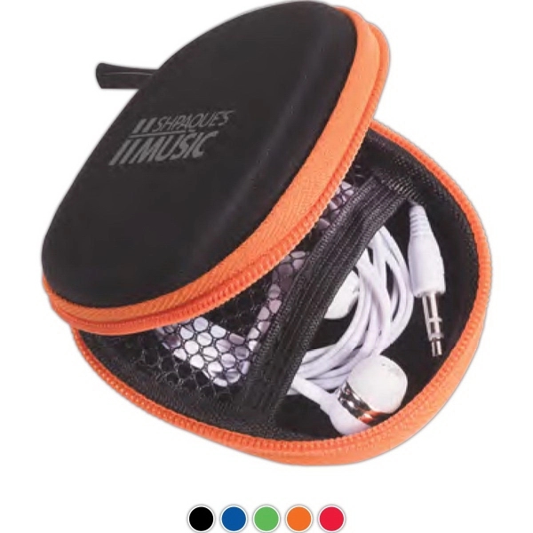 Tough Tech™ Pouch with Earbuds & Lens Wipe - Image 1