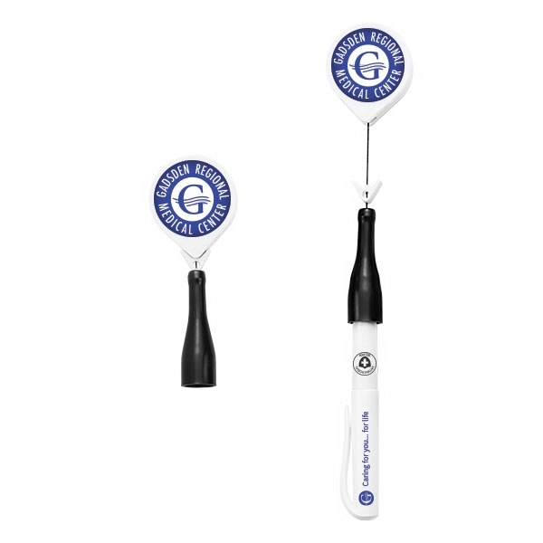 Anti-Microbial Round Retractable Pen Holder - Image 3