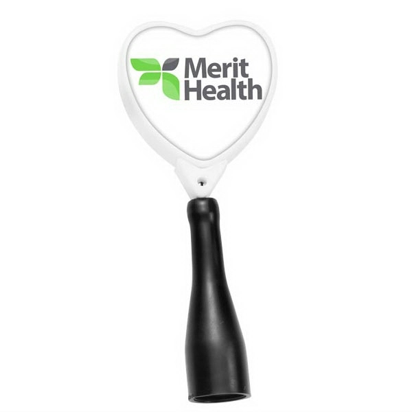 Anti-Microbial Heart Retractable Pen Holder