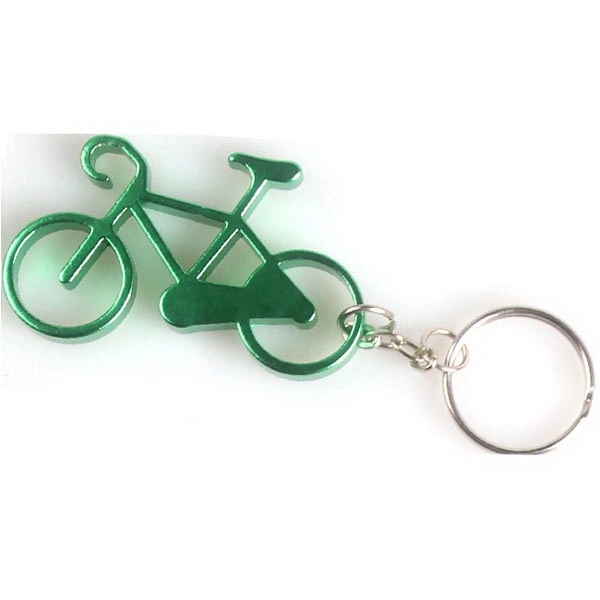 Bicycle shape bottle opener key chain - Image 5