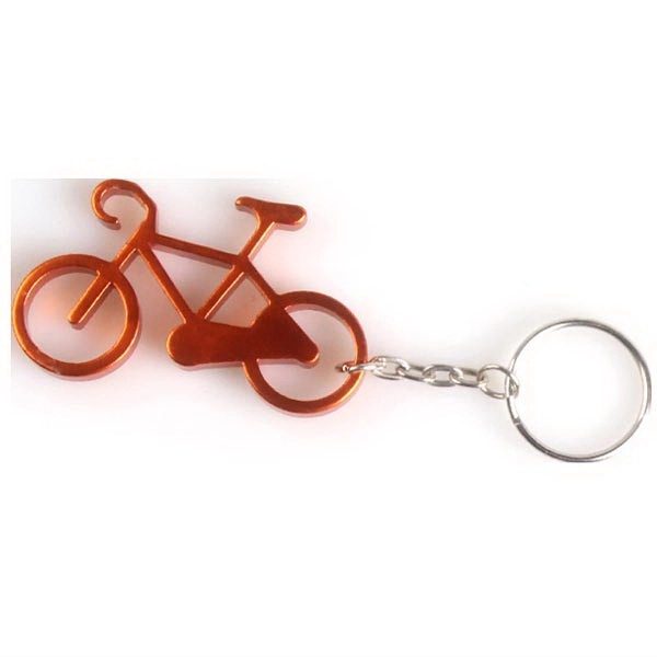 Bicycle shape bottle opener key chain - Image 6