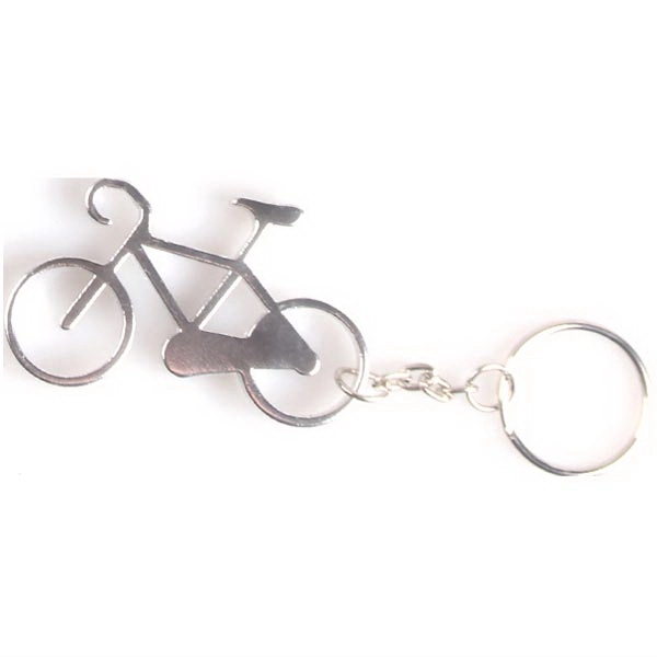 Bicycle shape bottle opener key chain - Image 8