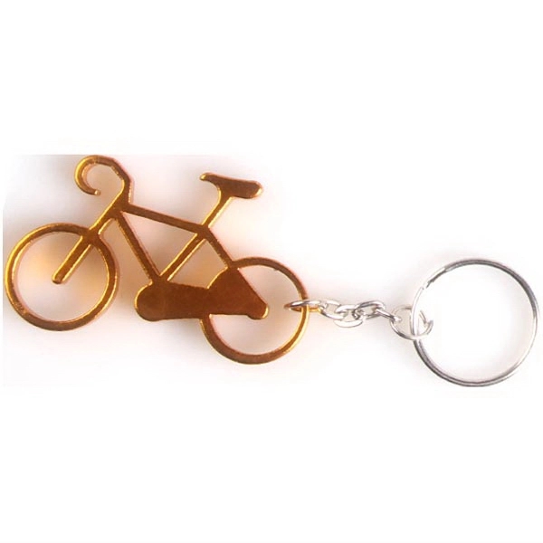 Bicycle shape bottle opener key chain - Image 9