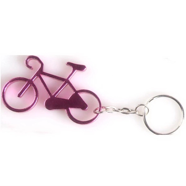 Bicycle shape bottle opener key chain - Image 10