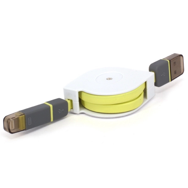 Ascot - Retractable flat universal USB charging cable. - Image 8
