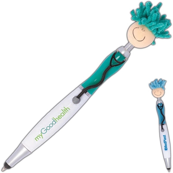 MopToppers® Screen Cleaner with Stethoscope Stylus Pen - Image 2