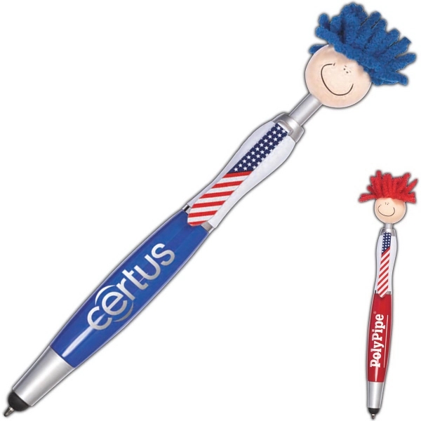 Patriotic MopToppers® Screen Cleaner with Stylus Pen - Image 1