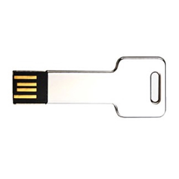 Dupont - Stamped stainless steel key shaped UDP flash drive. - Image 4