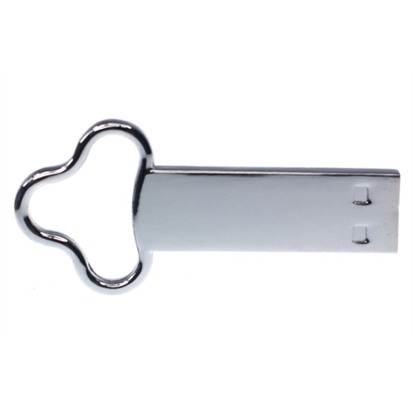 Bowie - Stainless steel key shaped UDP flash drive. - Image 2
