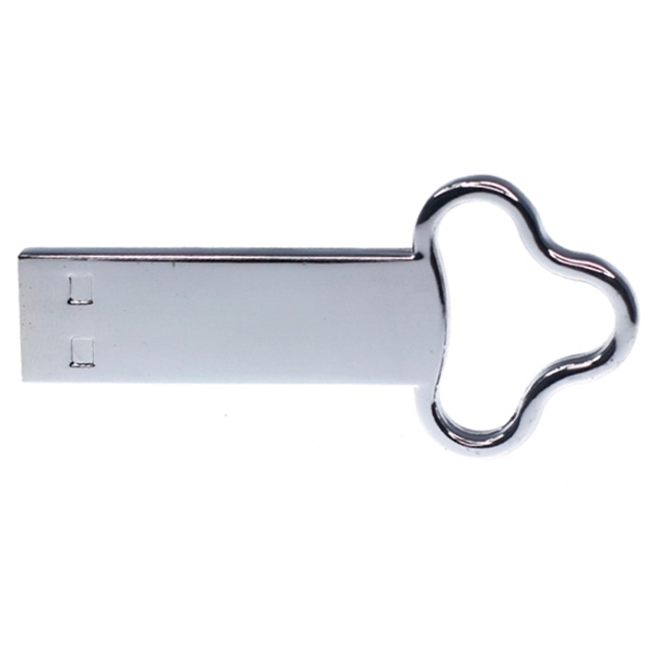 Bowie - Stainless steel key shaped UDP flash drive. - Image 3