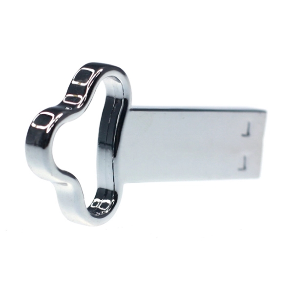 Bowie - Stainless steel key shaped UDP flash drive. - Image 4