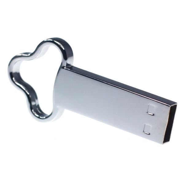 Bowie - Stainless steel key shaped UDP flash drive. - Image 5